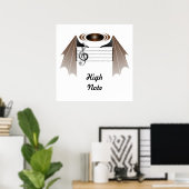 High Note Bat Favorite Song Poster (Heimbüro)