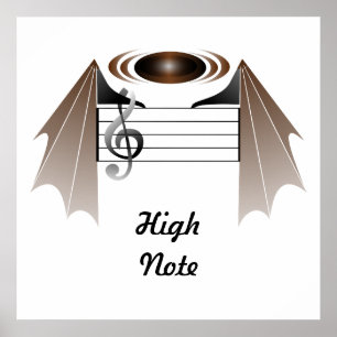 High Note Bat Favorite Song Poster