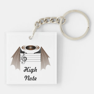 High Note Bat Favorite Song Schlüsselanhänger
