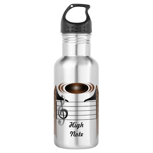 High Note Bat Favorite Song Trinkflasche (Vorderseite)