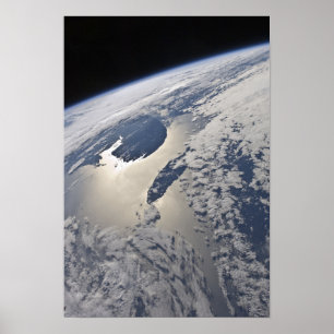 High-oblique view of the Gaspe Peninsula Poster