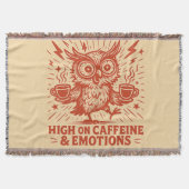 High on Caffeine & Emotions Decke (Vorderseite)