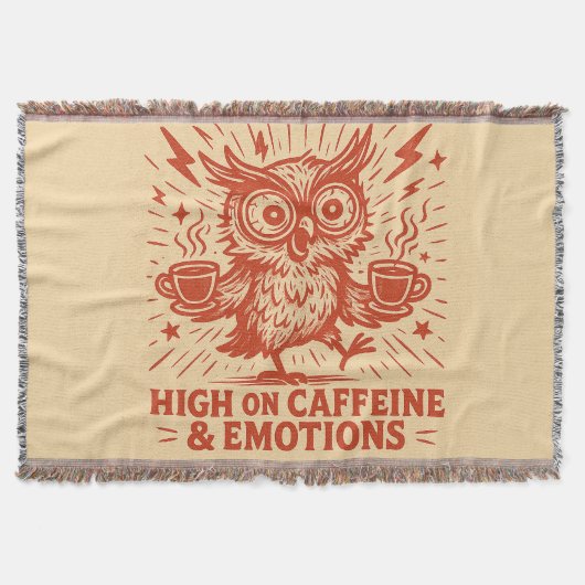 High on Caffeine & Emotions Decke (Vorderseite)