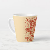 High on Caffeine & Emotions Milchtasse (Linke Ecke)