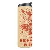 High on Caffeine & Emotions Thermosbecher (Nach links gedreht)