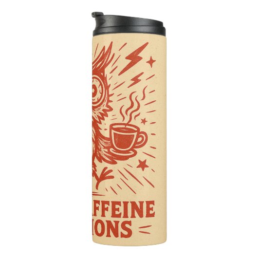 High on Caffeine & Emotions Thermosbecher (Nach rechts gedreht)