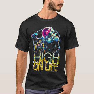 High on Life Kenny lächelnd Vintage-Gruppenaufnahm T-Shirt