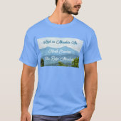 High on Mountain Air Blue Ridge Mountains NC T-Shirt (Vorderseite)