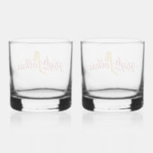 High on Polkas Logo Drinkware Set Whiskyglas (Rückseite)
