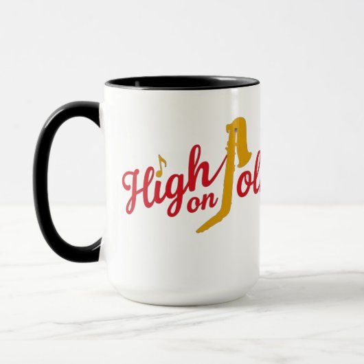 High on Polkas Logo Mug Tasse (Links)