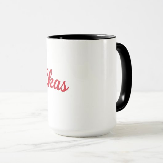 High on Polkas Logo Mug Tasse (VorderseiteRechts)