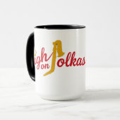 High on Polkas Logo Mug Tasse (Vorderseite Links)