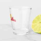 High on Polkas Logo-Shotglas Schnapsglas (Rechts)