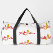 High on Polkas Logo-Tasche Duffle Bag (Rückseite)