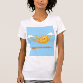 High on Sunshine — Radiating Bliss & Chill Vibes T-Shirt (Vorderseite)