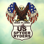 High Plains Chapter - Aufkleber Adler Logo (Blatt 3)