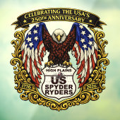 High Plains Chapter - Aufkleber Adler USA250 (Blatt 3)