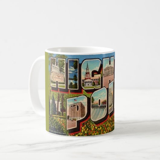High Point North Carolina Postcard Kaffeetasse (Vorderseite Links)