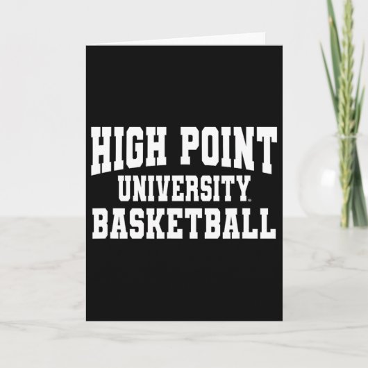 High Point Panthers University Sketll 02 Sports Fa Karte (Vorderseite)