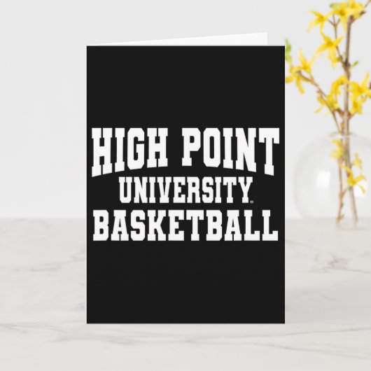 High Point Panthers University Sketll 02 Sports Fa Karte (Gelbe Blume)