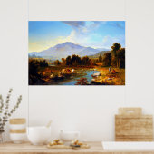 High Point Shandaken Berge Asher Brown Durand Poster (Küche)