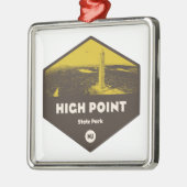 High Point Staat Park New Jersey Ornament Aus Metall (Links)