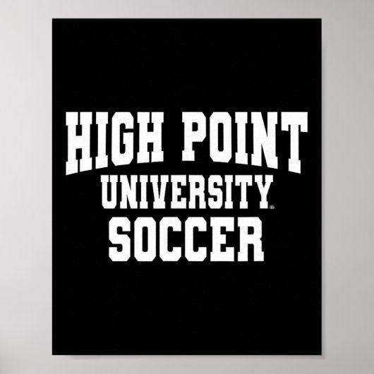 High Point University Panthers Soccer Ncaa Hp23  Poster (Vorne)