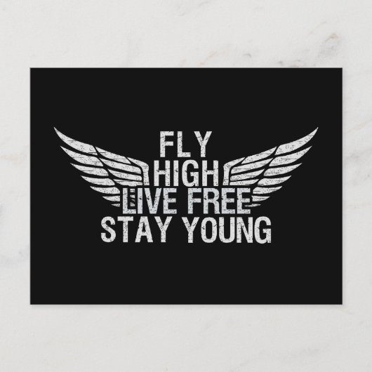 HIGH-Postkarte FLY Postkarte (Vorderseite)
