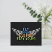 HIGH-Postkarte FLY Postkarte (Stehend Vorderseite)