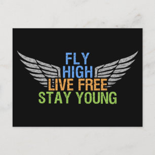HIGH-Postkarte FLY Postkarte
