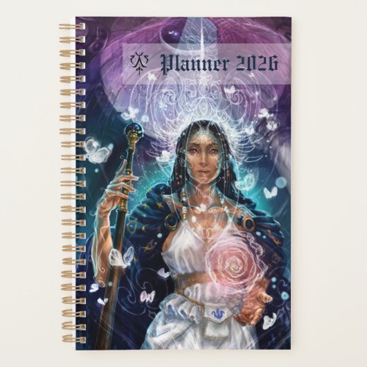High Priestess Tarot card art Planer (Vorderseite)