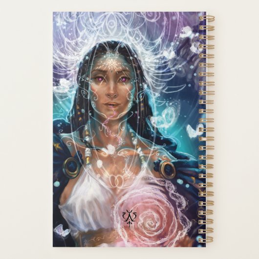 High Priestess Tarot card art Planer (Rückseite)