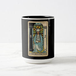 High Priestess Tarot Zweifarbige Tasse