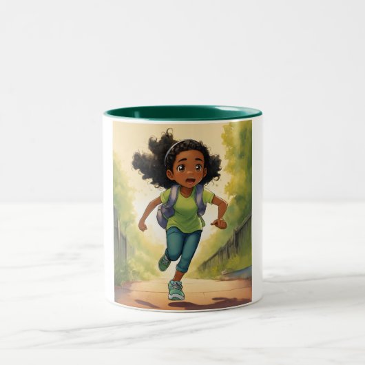 #High quality Custom Stickers for Cup Zweifarbige Tasse (Mittel)