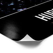 High-Res Astronomie Hubble Extreme Deep Field Poster (Ecke)