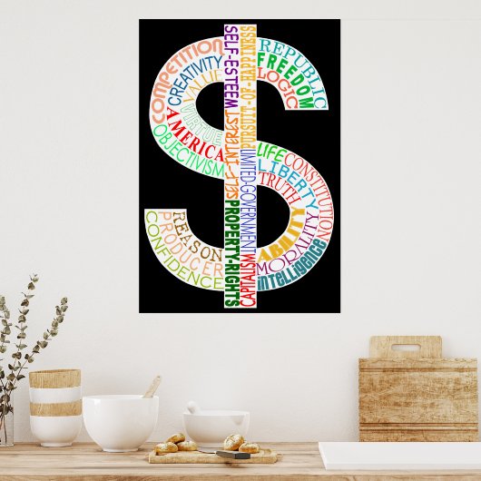 High Res Dollar Sign Poster (Küche)