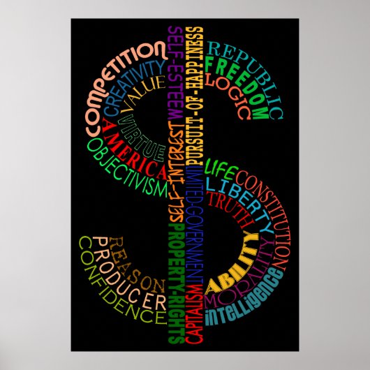 High Res Dollar Sign Poster (Vorne)