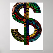 High Res Dollar Sign Poster (Vorne)