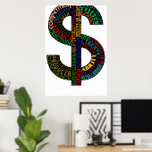High Res Dollar Sign Poster (Heimbüro)