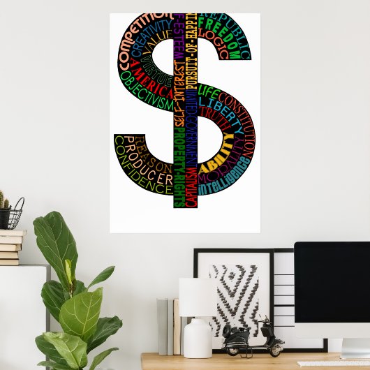 High Res Dollar Sign Poster (Heimbüro)
