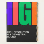 High-Resolution Abstract Art  Planer (Rückseite)