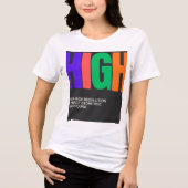High-Resolution Abstract Art Tri-Blend Shirt (Vorderseite)
