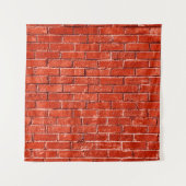 high resolution seamless rusty brick wall texture. wandteppich (Vorderseite)