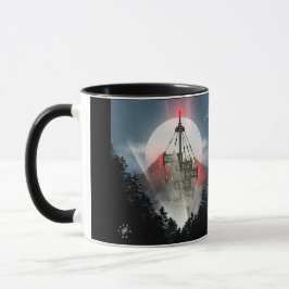 High-rise building behind the mountains tasse