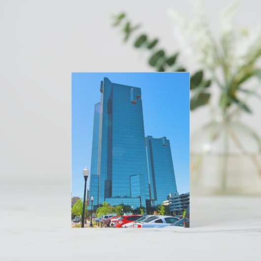 High Rise Fort Worth Postkarte (Stehend Vorderseite)