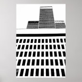 High Rise Windows Montreal Kanada Poster (Vorne)