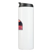 High Rock Lake North Carolina Red Sunrise Thermosbecher (Nach rechts gedreht)