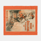 High Roller-Extravaganz "Mamie Lamm-" Spiel Fleecedecke (Vorderseite (Horizontal))