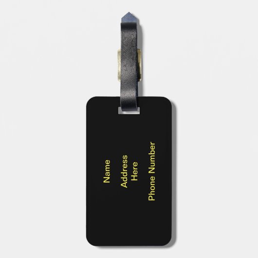 High Roller Game Abzeichen mit California Plate Gepäckanhänger (Rückseite vertikal)