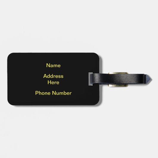 High Roller Game Abzeichen mit California Plate Gepäckanhänger (Rückseite horizontal)